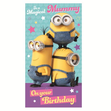 Magical Mummy Minions Birthday Card 